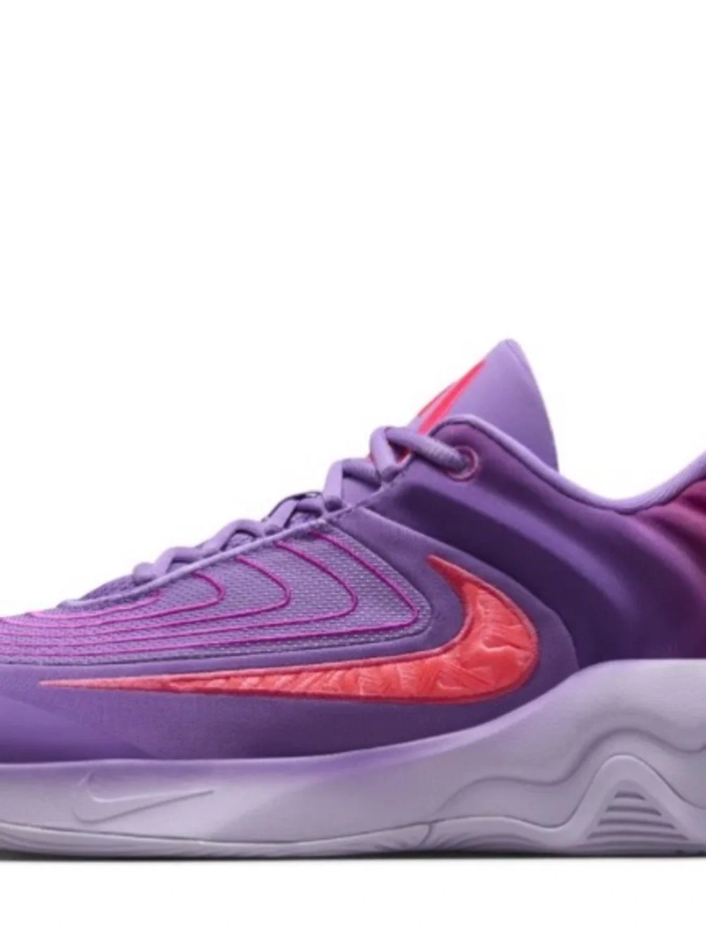 Nike Purple and Pink Athletic Sneakers - Picture 6 of 11